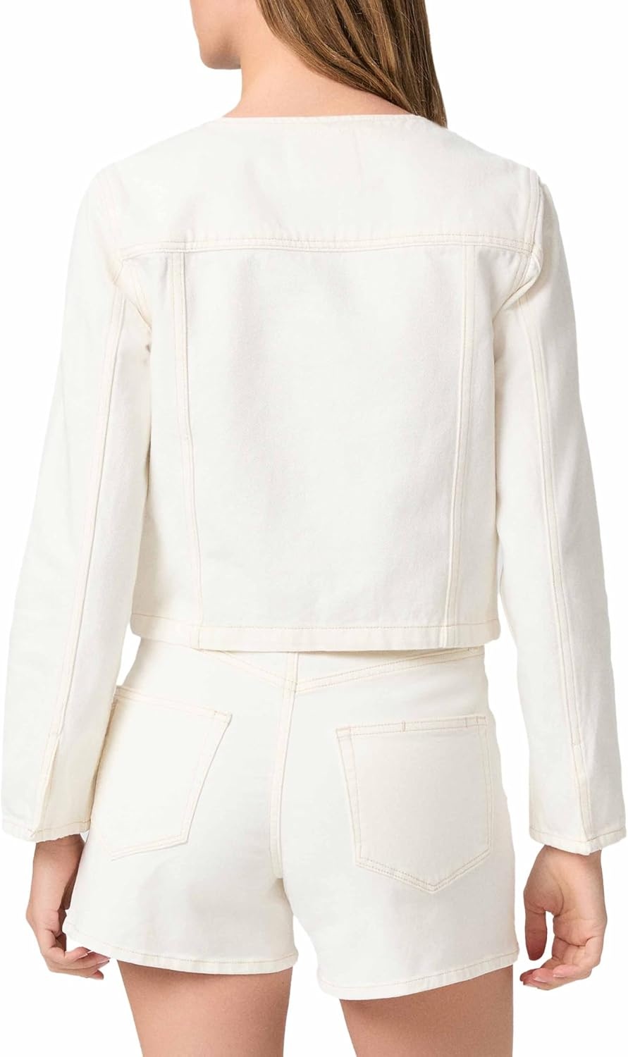 image:imagePAIGE Womens Dean Denim JacketToasted Ecru