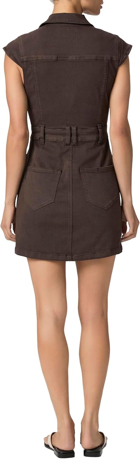 image:imagePAIGE Womens Jaxsyn Dress Jolene PktRich Chocolate