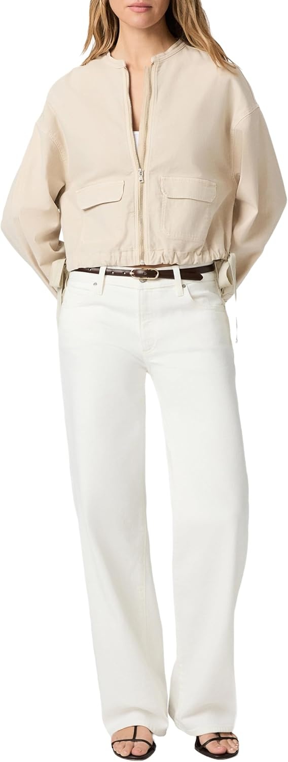 image:imagePAIGE Womens Kiran JacketVintage Biscotti