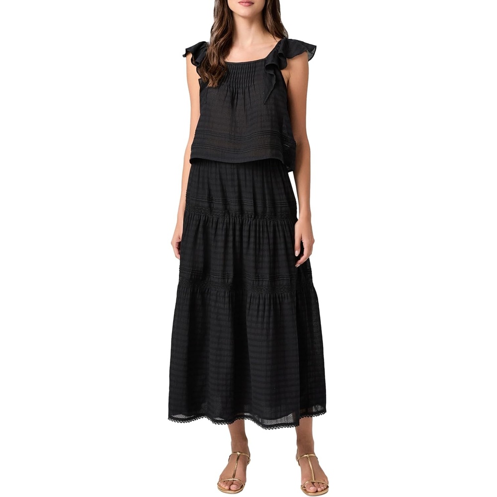 image:imagePAIGE Womens Andres Skirt Light PeachBlack